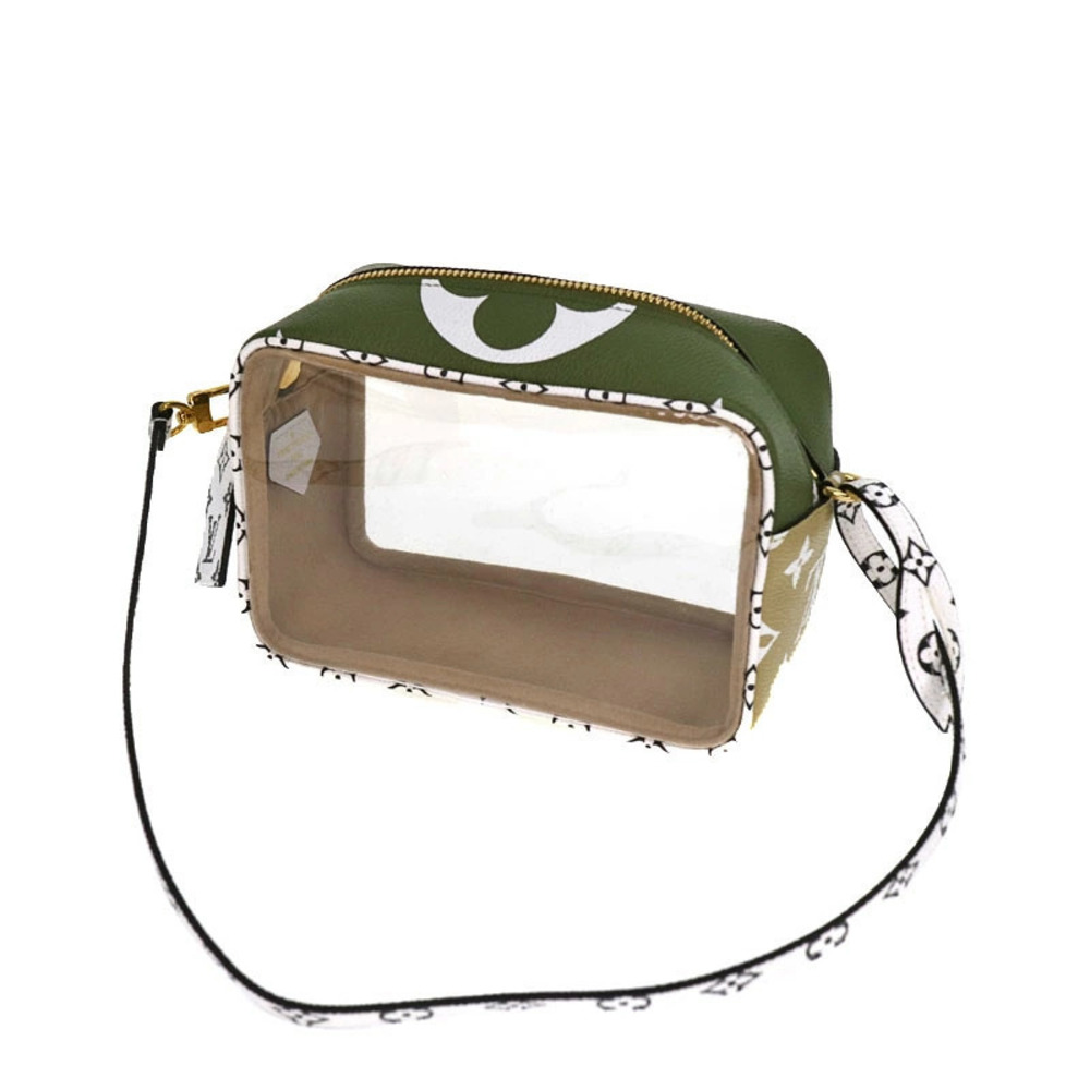 Louis Vuitton Beach Giant Handbag Green Clutch Monogram Khaki